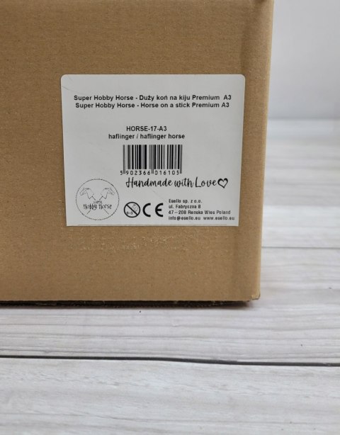 Hobby Horse Duży koń na kiju Premium - haflinger A3