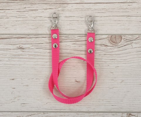 Wodze dla konia Hobby Horse - ciemnoróżowe