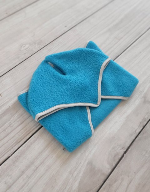 Zestaw dla Hobby Horse A3: polarowa derka + nauszniki - turkusowy