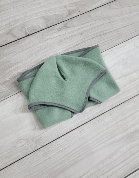 Zestaw dla Hobby Horse A3: polarowa derka + nauszniki - szałwia