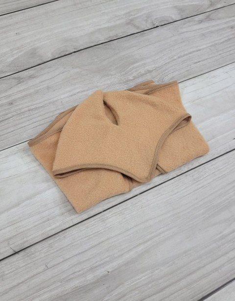 Zestaw dla Hobby Horse A3: polarowa derka + nauszniki - camel