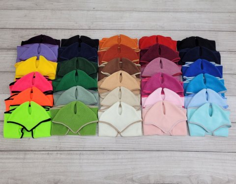 Zestaw dla Hobby Horse A3: polarowa derka + nauszniki - szałwia