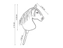 Zestaw STARTER – Hobby Horse A3 Cremello + błękitne akcesoria