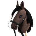Zestaw Skippi - Hobby Horse Gniady - Derka szary i brąz - Kantar c-zielony
